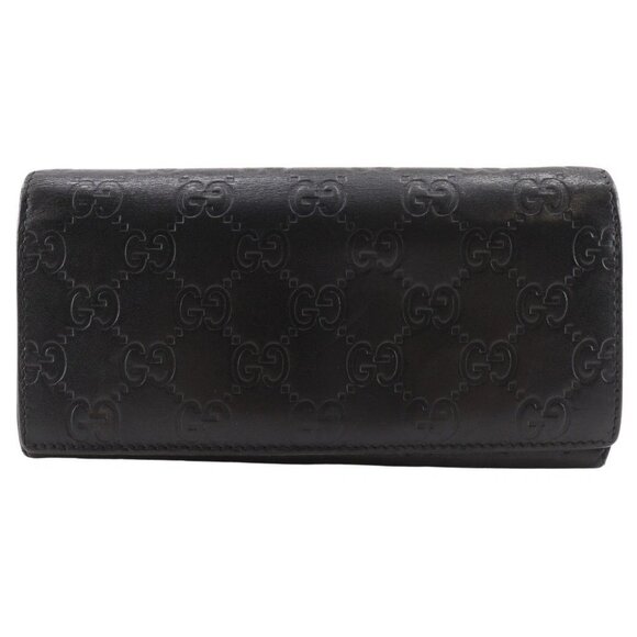 GUCCI GG Purse 146229 black Sima leather unisex - Picture 1 of 12